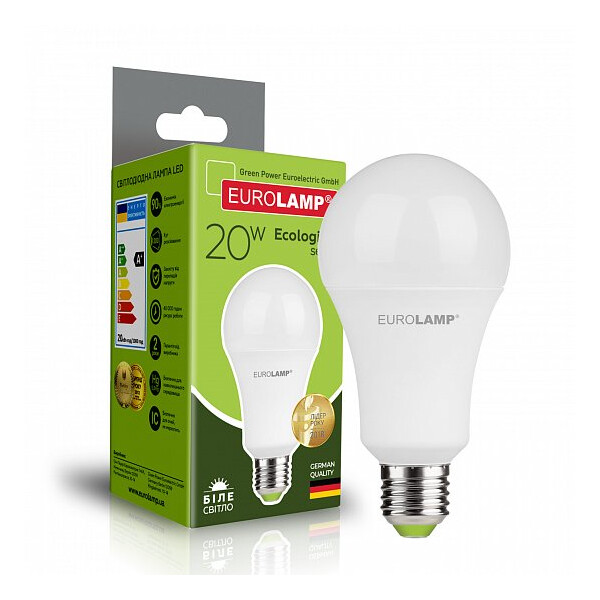 EUROLAMP LED Лампа ЭКО серія A75  20W E27 4000K (50) (A75-20274E)