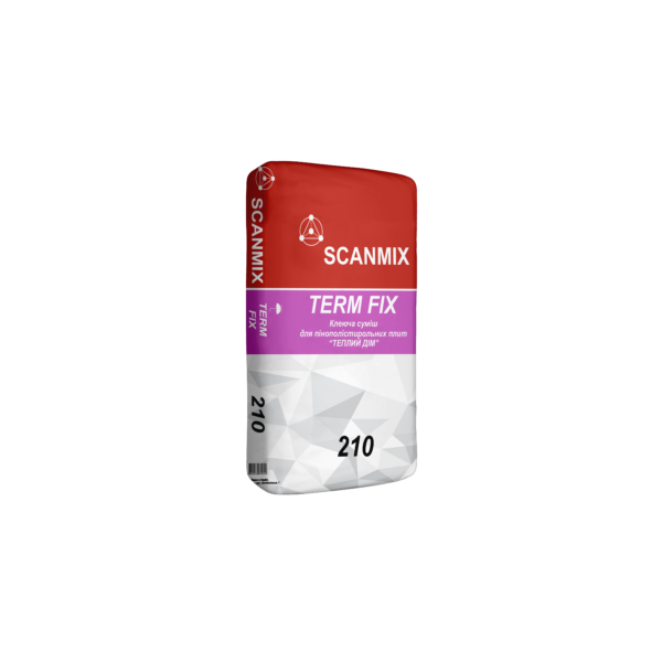 SCANMIX - 210 TERM FIX Клей для приклеювання МВ та ППС (25 кг.) (42 міш./у пал.)
