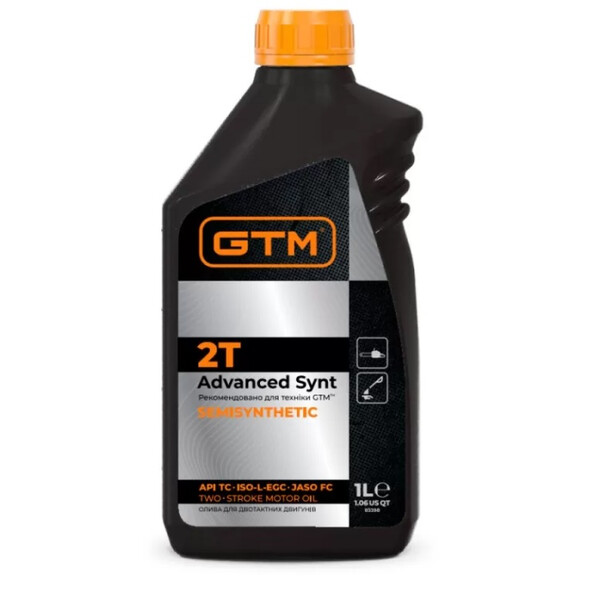 Масло для 2-х тактного двигуна GTM Advanced Synt 2T 1 л.
