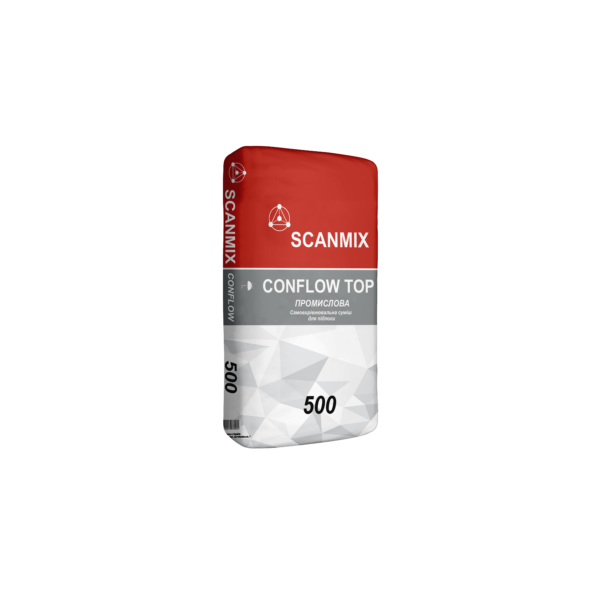 SCANMIX - 500 CONFLOW TOP Самовирівнююча суміш для промислових підлог. Товщина шару до 15 мм. (25 кг.) (42 міш./у пал.)